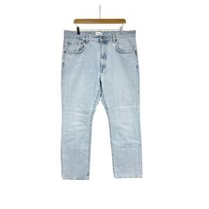 BLK DNM Denim Jeans 55 Sun Fade Blue Straight Leg Men’s Jeans Size 38X32